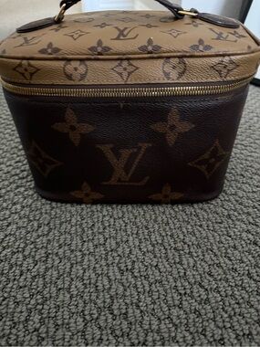 Louis Vuitton Brown Monogram Cosmetic Case
